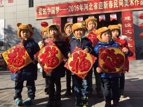 新天際藍水晶幼兒園攜手河北電視臺之“百子送?！?走進“正覺藝術館”！